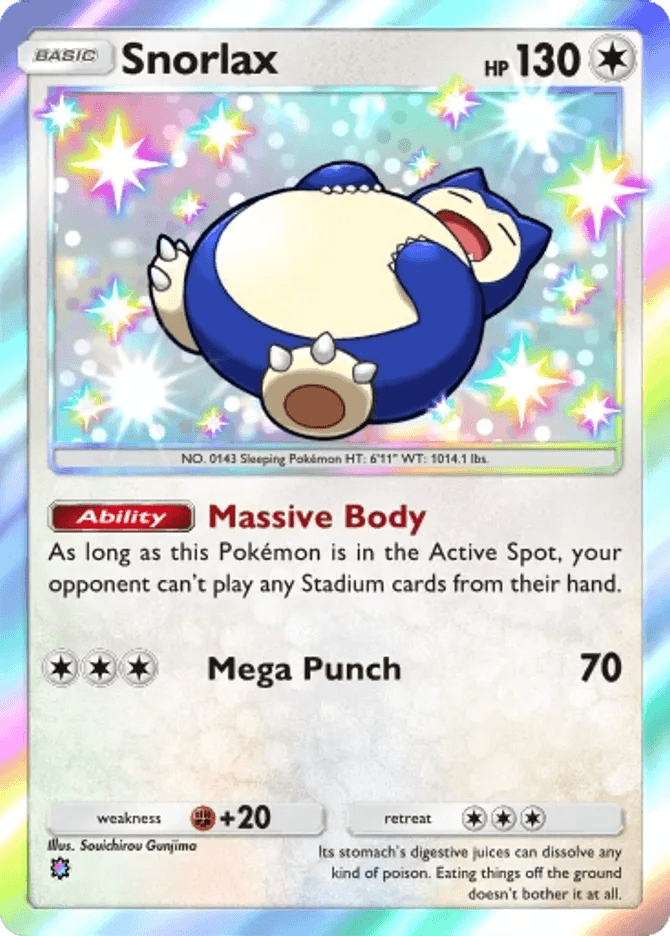 how many snorlax pokemon cards are there TCG: Snorlax-GX Box (Retail Edition) [Colorless] CGC Trading Cards Registry Featured