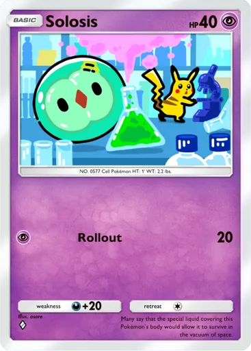 Solosis (b1a-032) card in Pokémon TCG Pocket