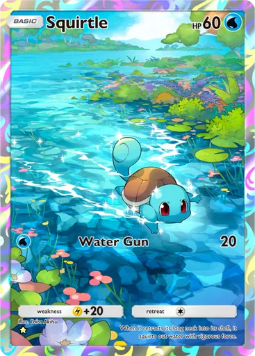 Squirtle (a1-232) card in Pokémon TCG Pocket