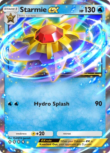 Starmie ex (a4b-095) card in Pokémon TCG Pocket