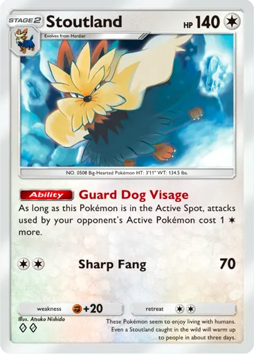 Stoutland (a3a-056) card in Pokémon TCG Pocket