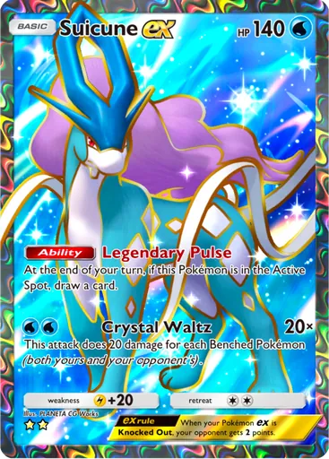 Suicune ex (a4a-080) card in Pokémon TCG Pocket