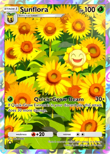Sunflora (b1a-071) card in Pokémon TCG Pocket