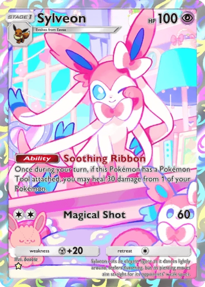 Sylveon card by booota