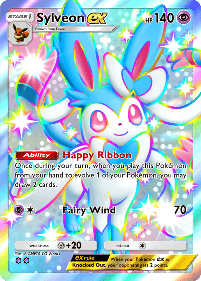 Sylveon ex (b2-229) card in Pokémon TCG Pocket
