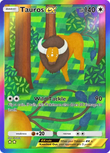 Tauros ex (b1-283) card in Pokémon TCG Pocket
