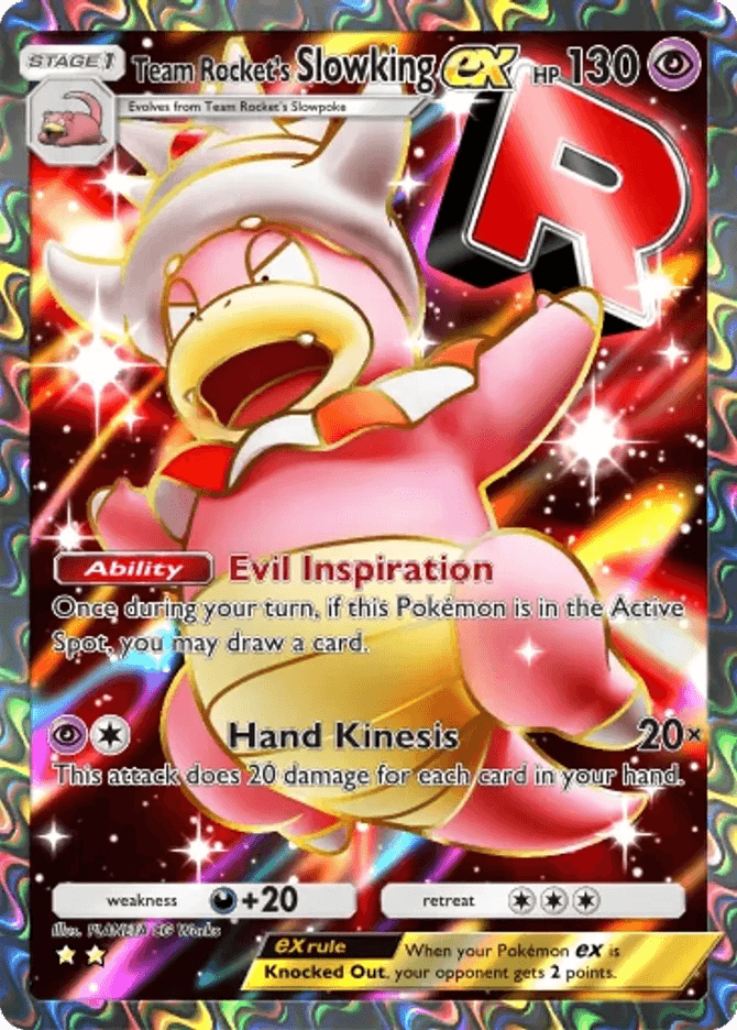 Team Rocket's Slowking ex (b4a-082) card in Pokémon TCG Pocket