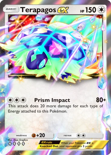 Terapagos ex (b3a-068) card in Pokémon TCG Pocket