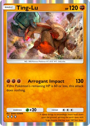 Ting-Lu (b2a-062) card in Pokémon TCG Pocket