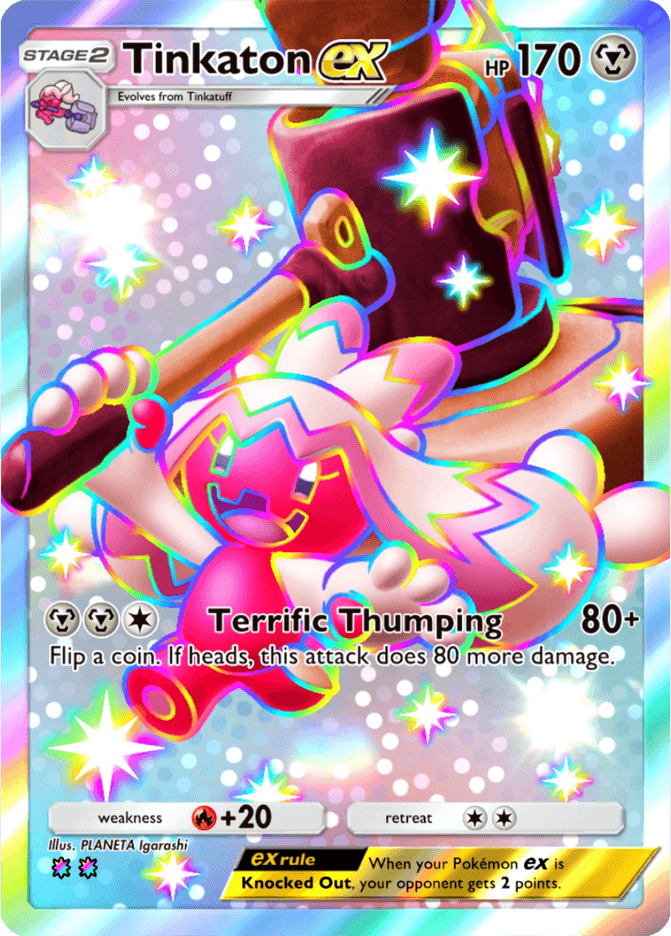 Tinkaton ex (b2a-129) card in Pokémon TCG Pocket