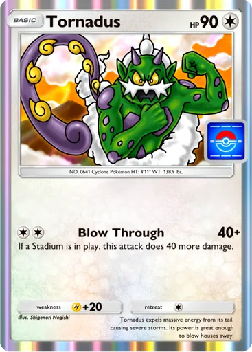Tornadus (pb-030) card in Pokémon TCG Pocket