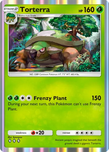 Torterra (a2-012) card in Pokémon TCG Pocket