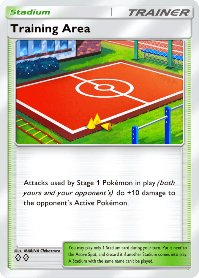 Training Area card by MARINA Chikazawa