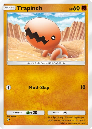 Trapinch Cards – Pokémon TCG Pocket | PocketCards.net
