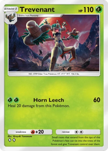 Trevenant (b1-024) card in Pokémon TCG Pocket