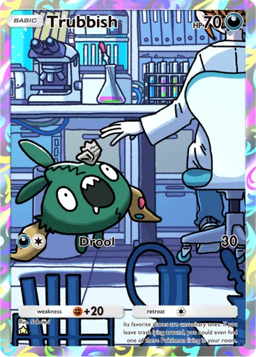 Trubbish (b1a-074) card in Pokémon TCG Pocket