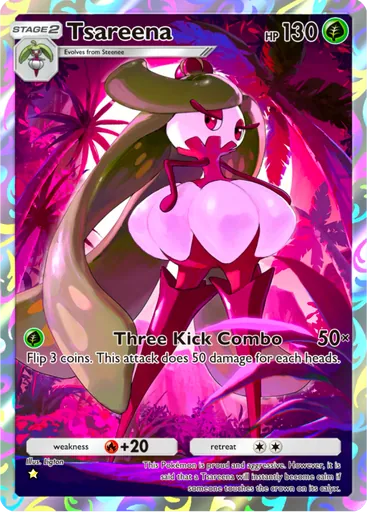 Tsareena (a3-158) card in Pokémon TCG Pocket