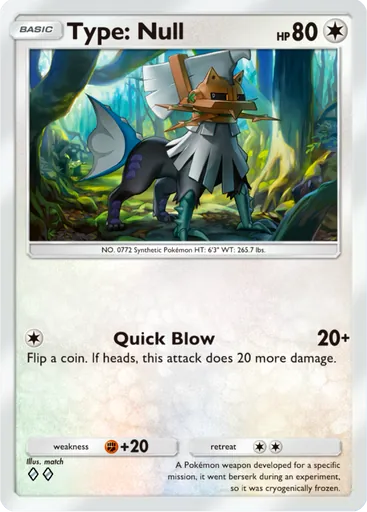 Type: Null (a3a-060) card in Pokémon TCG Pocket