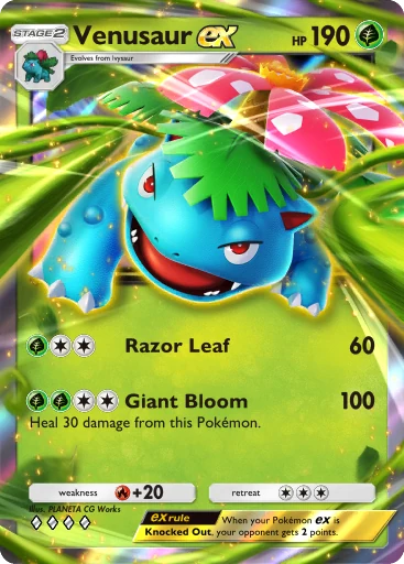 Venusaur ex (a4b-005) card in Pokémon TCG Pocket