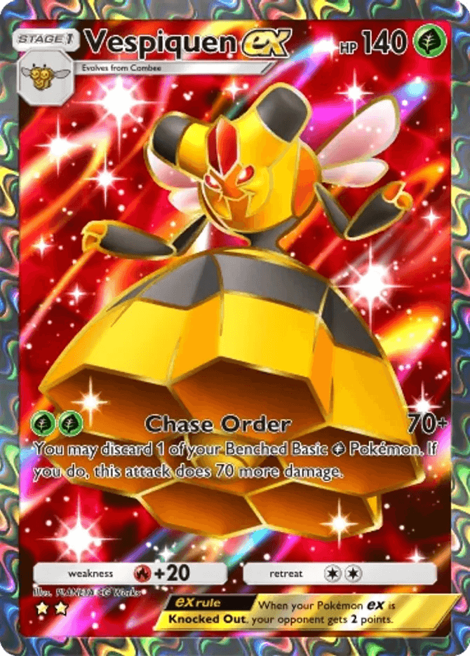 Vespiquen ex (b4-180) card in Pokémon TCG Pocket