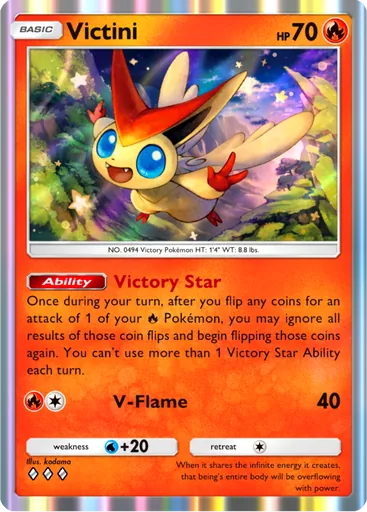 Victini (b3-025) card in Pokémon TCG Pocket