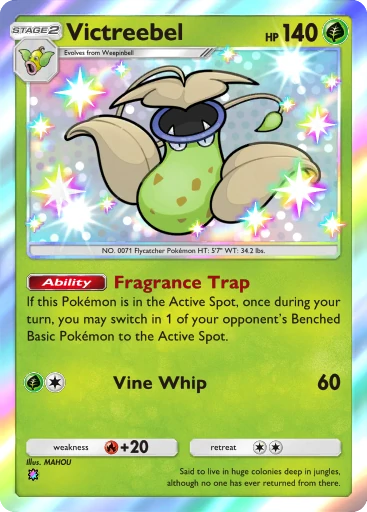 Victreebel (b1-289) card in Pokémon TCG Pocket