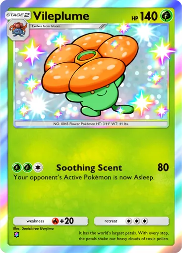 Vileplume (b1a-090) card in Pokémon TCG Pocket