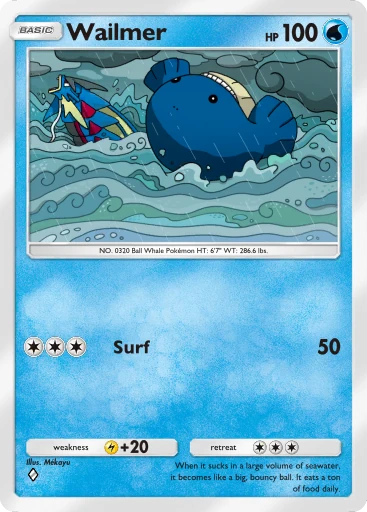 Wailmer (b1-056) card in Pokémon TCG Pocket