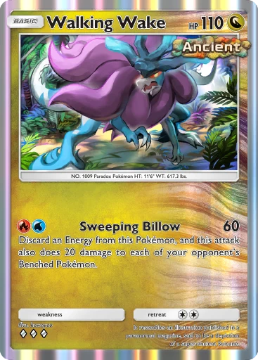 Walking Wake (b3a-053) card in Pokémon TCG Pocket