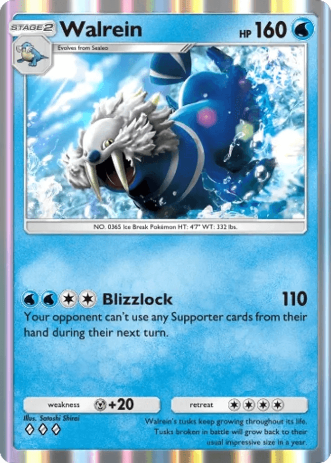 Walrein card by Satoshi Shirai