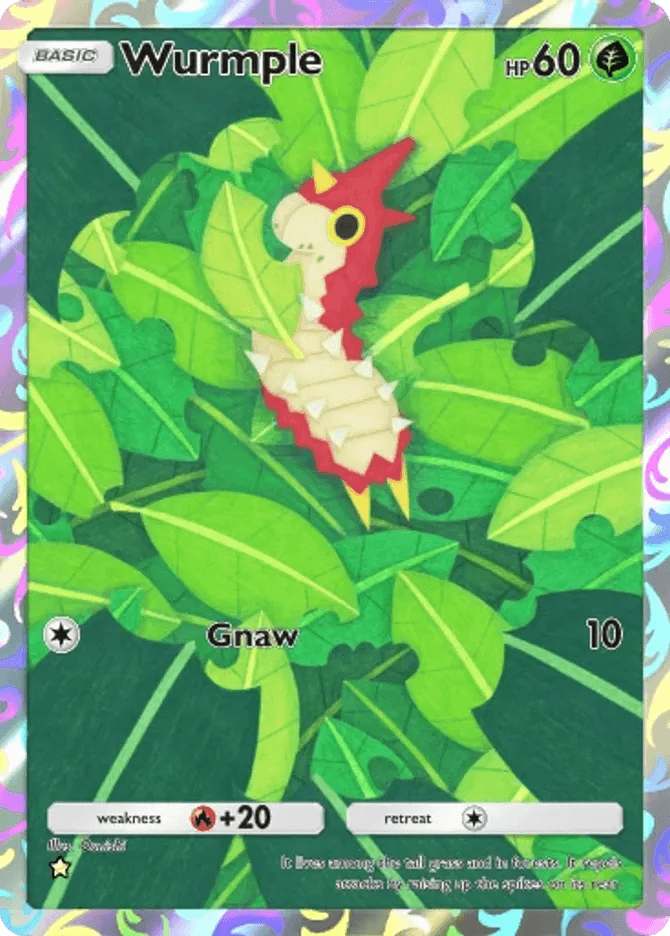 Wurmple card by Ounishi
