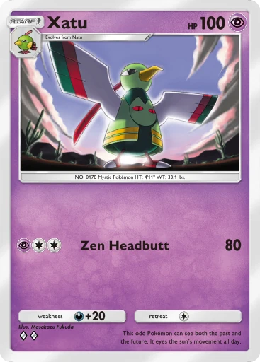 Xatu (b1-098) card in Pokémon TCG Pocket