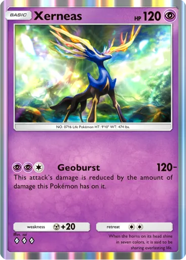 Xerneas (b1a-037) card in Pokémon TCG Pocket