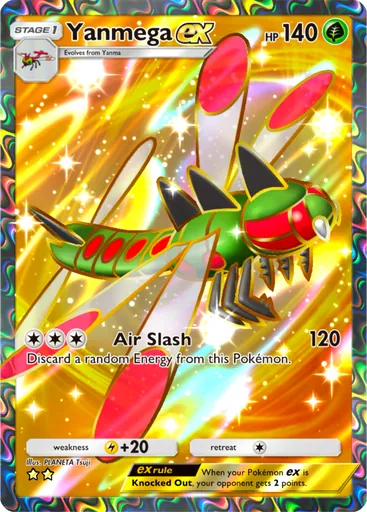Yanmega ex (a2-180) card in Pokémon TCG Pocket
