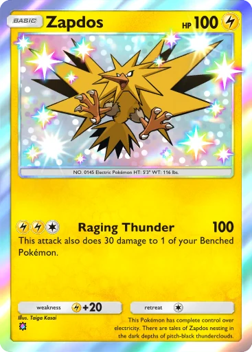 Zapdos (b1-302) card in Pokémon TCG Pocket
