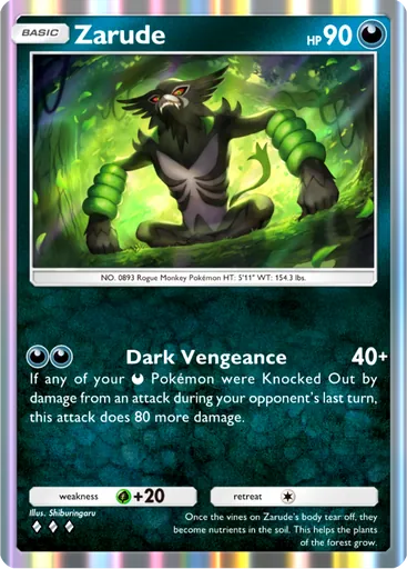 Zarude (b3-114) card in Pokémon TCG Pocket