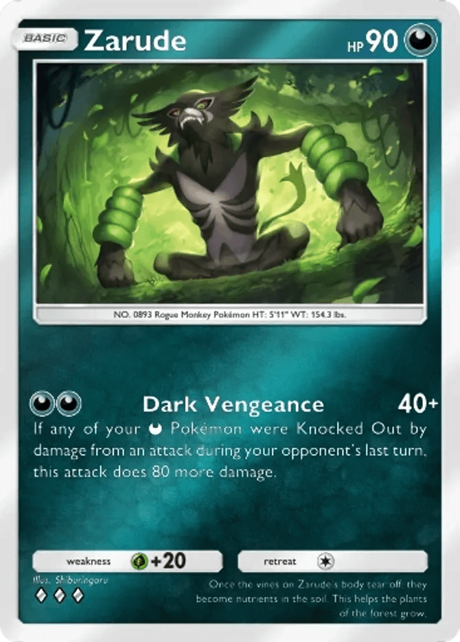 Zarude (b4b-331) card in Pokémon TCG Pocket