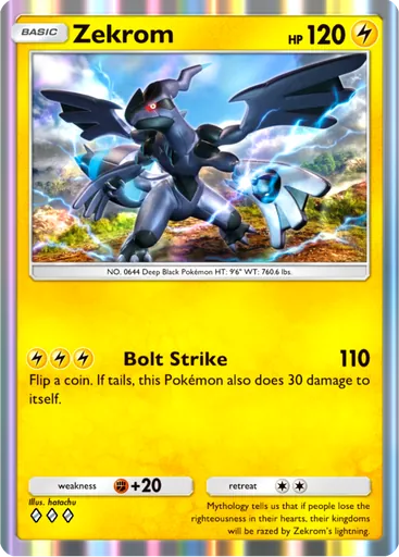 Zekrom (b3-059) card in Pokémon TCG Pocket
