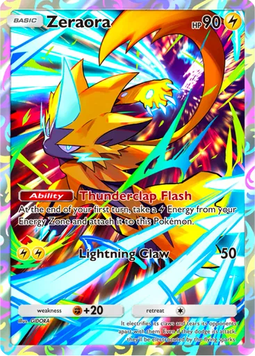 Zeraora (pa-074) card in Pokémon TCG Pocket