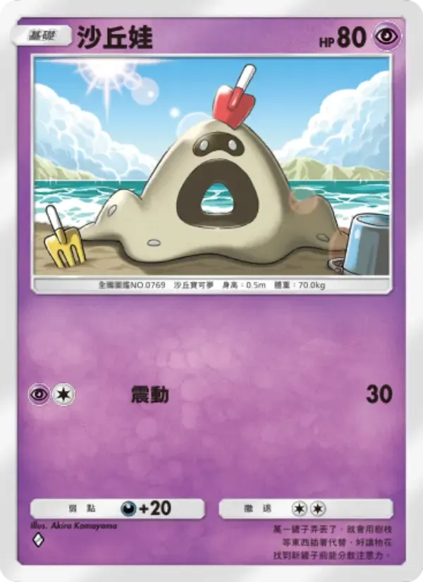 Sandygast card in Chinese