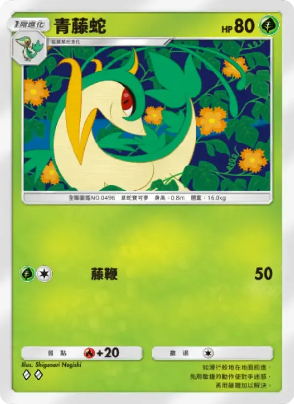 Servine card in Chinese