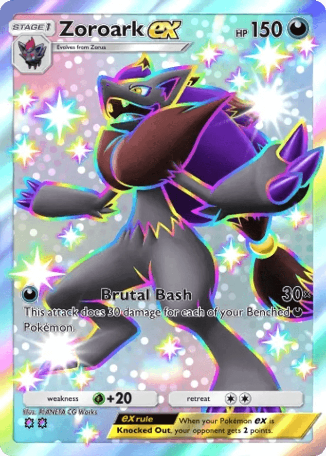 Zoroark ex (b4-230) card in Pokémon TCG Pocket