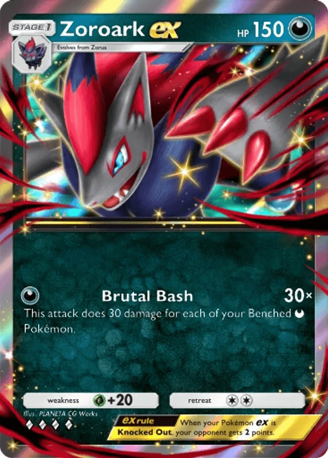 Zoroark ex (b4b-146) card in Pokémon TCG Pocket
