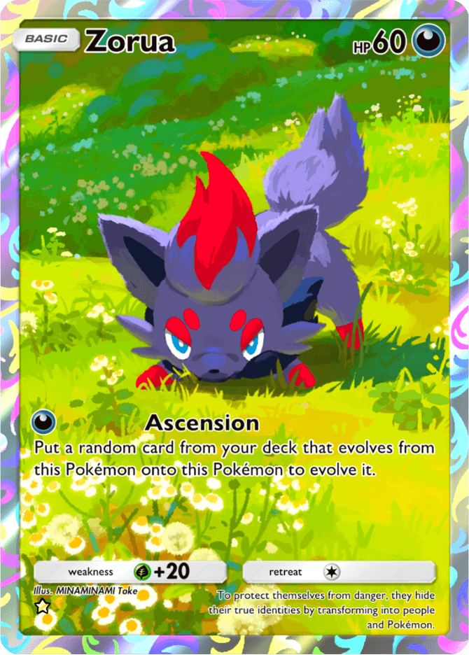 Zorua card by MINAMINAMI Take