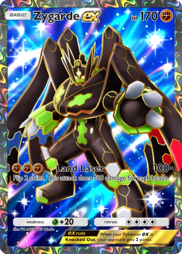 Zygarde ex (pb-055) card in Pokémon TCG Pocket