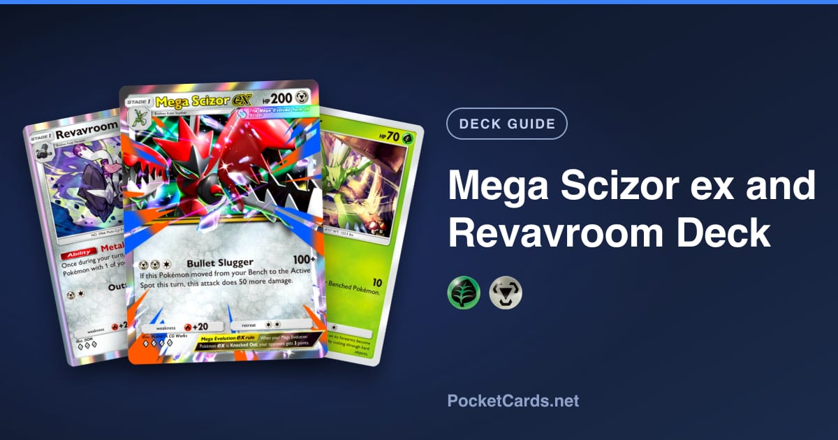 Mega Scizor ex and Revavroom Deck Guide in Pokémon TCG Pocket ...